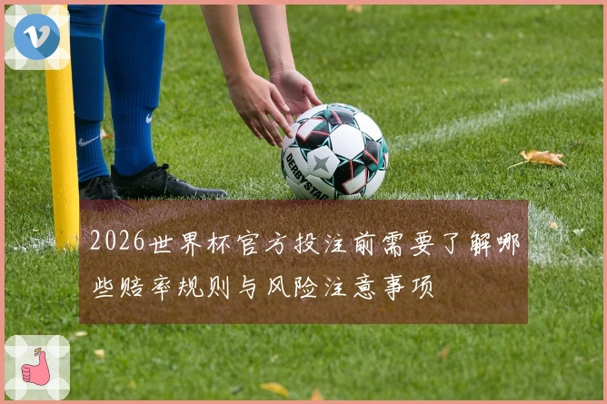 2026世界杯官方投注前需要了解哪些赔率规则与风险注意事项